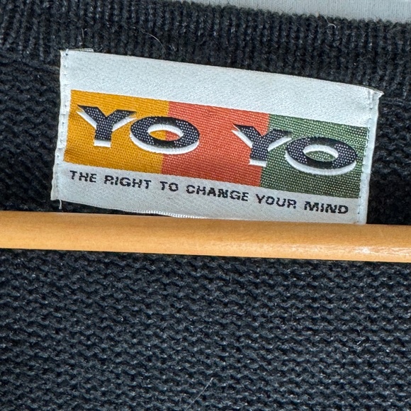 Yo Yo Cotton/Ramie Oversized Vintage Tassel Trim Cardigan Sz S - Picture 5 of 7